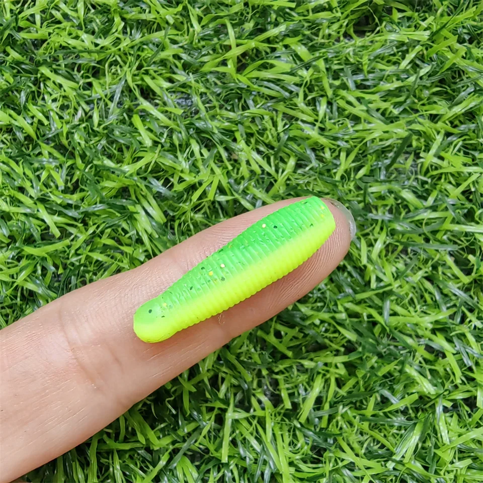 Mukun neue 20 stücke sinkende weiche Köder Wurm Angel köder 30mm 40mm 50mm künstlicher Wobbler hochela tischer Silikon köder – Detail 3