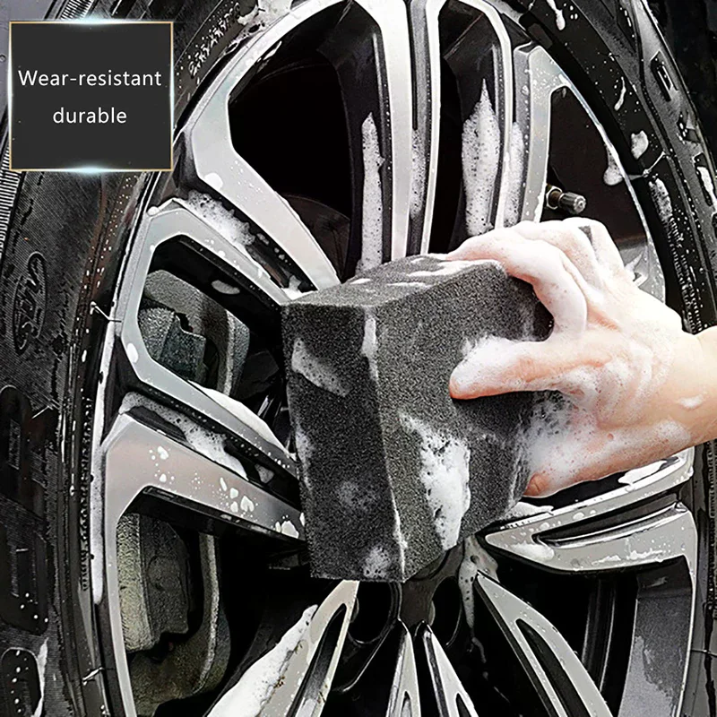Car-Washing Sponge Black Car Wash Sponge Glass Washing Cleaner Foam Produce Automobile Clean Tool Sponge Durable