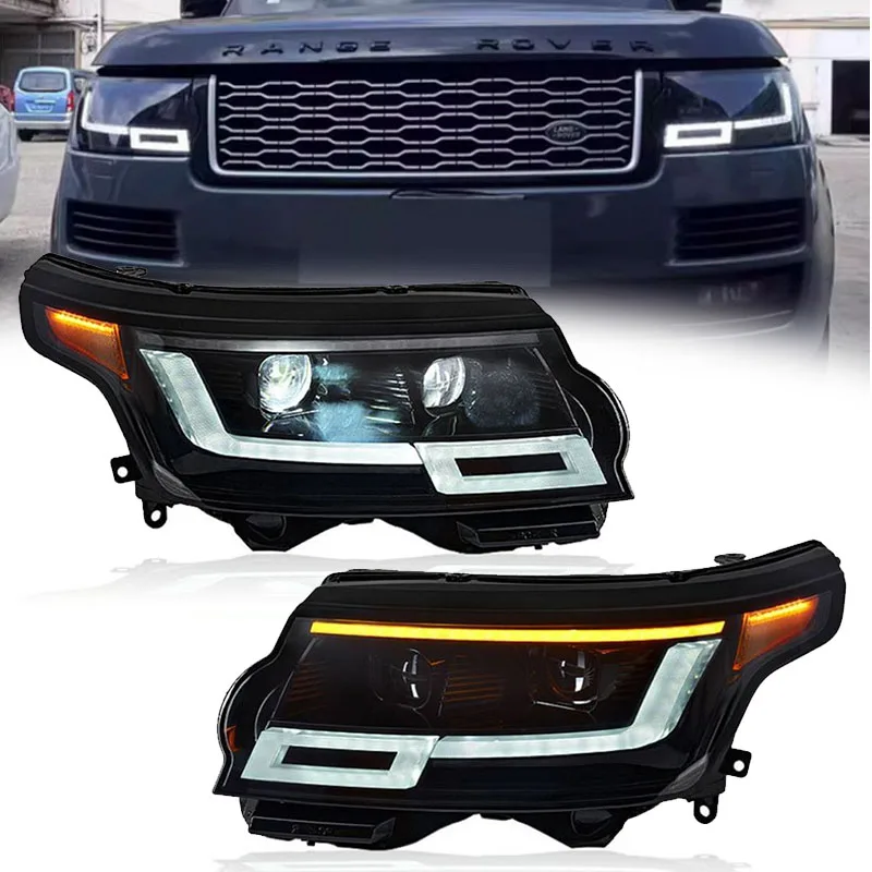 

LED Lamp Front Headlamp For Land Rover Range Rover Vogue 2013-2017 Upgrade 2023 L405 Car Headlight Accessories