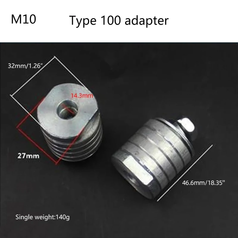 Amoladora angular M14, adaptador para máquina ranuradora, amoladora angular tipo 100/125, convertidor interfaz, envío