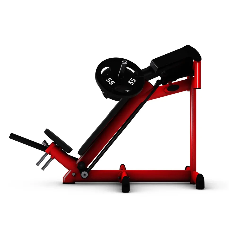 آلة اللياقة البدنية المهنية عالية القوة لوح فولاذي محملة بالضغط المنحدر / معدات ضغط الصدر للاستخدام في صالة الألعاب الرياضية أهداف أذرع الصدر