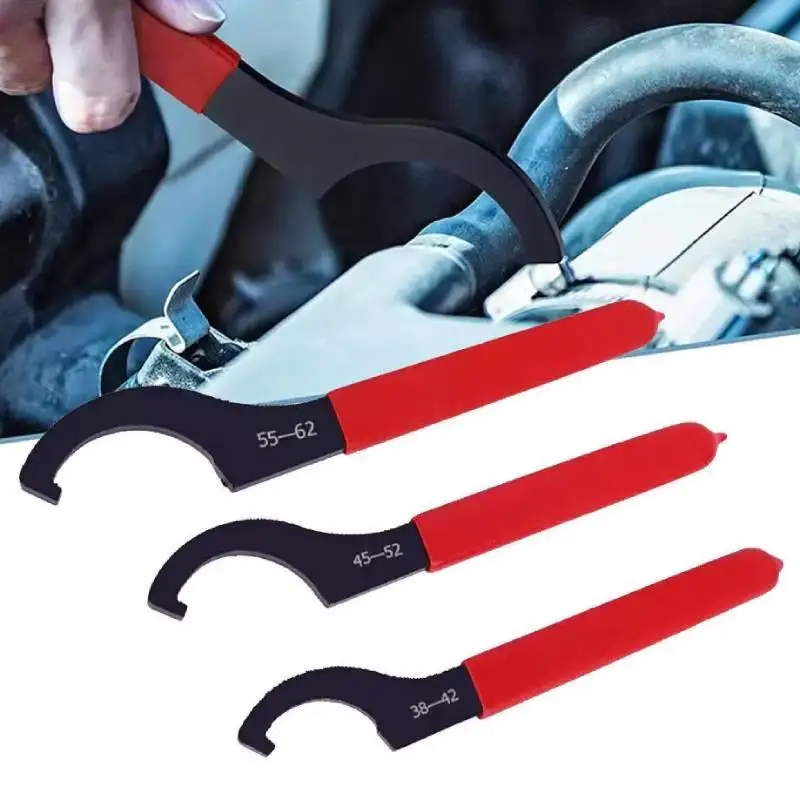Hot Comfort Grip Hook Wrench Spanner 1 Piece 38-42/45-52/55-62/mm Toolholding Top For Round Nut C Type