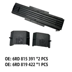 Novo 1 conjunto tampa da placa de cobertura do filtro da cabine ca do carro para vw polo 4 9n 5 6r fox 5z skoda fabia 6rd 815391   6a série 819422   6Q 0819422 Um 6Q 0815391