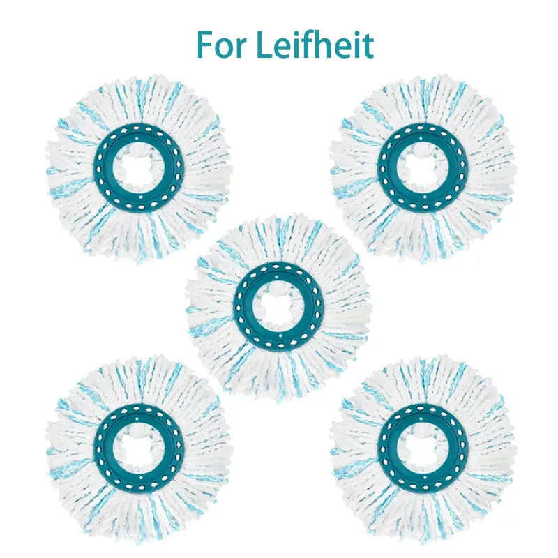 For Leifheit Heads Clean Disc Mop Micro Cleaner Pad Replaceable Parts Microfiber Replacement Head Hands-free Rotating Mop Cloth