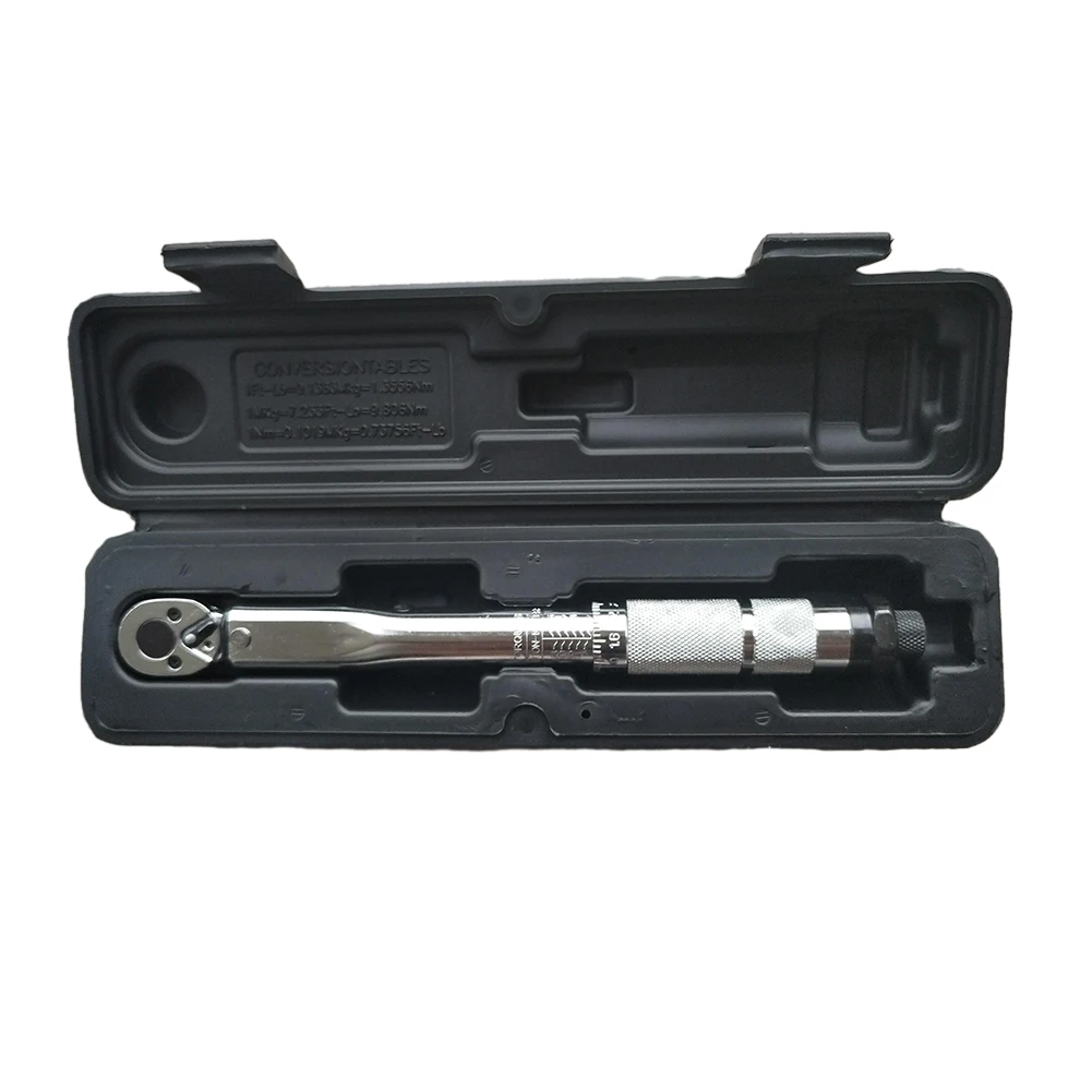 

Spanner Torque Wrench 1/4 3/8 1/2in Adjustable Hand Tools Square Drive With Box For Car Repair Chromium-vanadium Steel