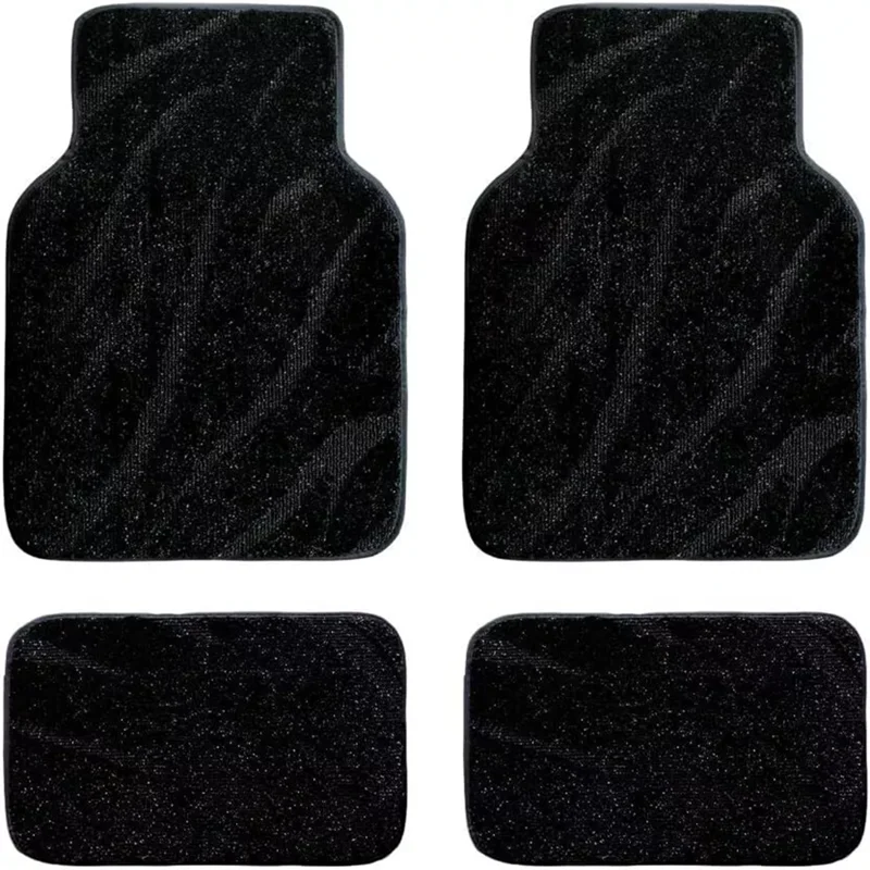 

4PCS Starry Sky Blanket Car Floor Mats For Lincoln Navigator 2018-2022 Universal Carpet Liner Waterproof Anti-Slip