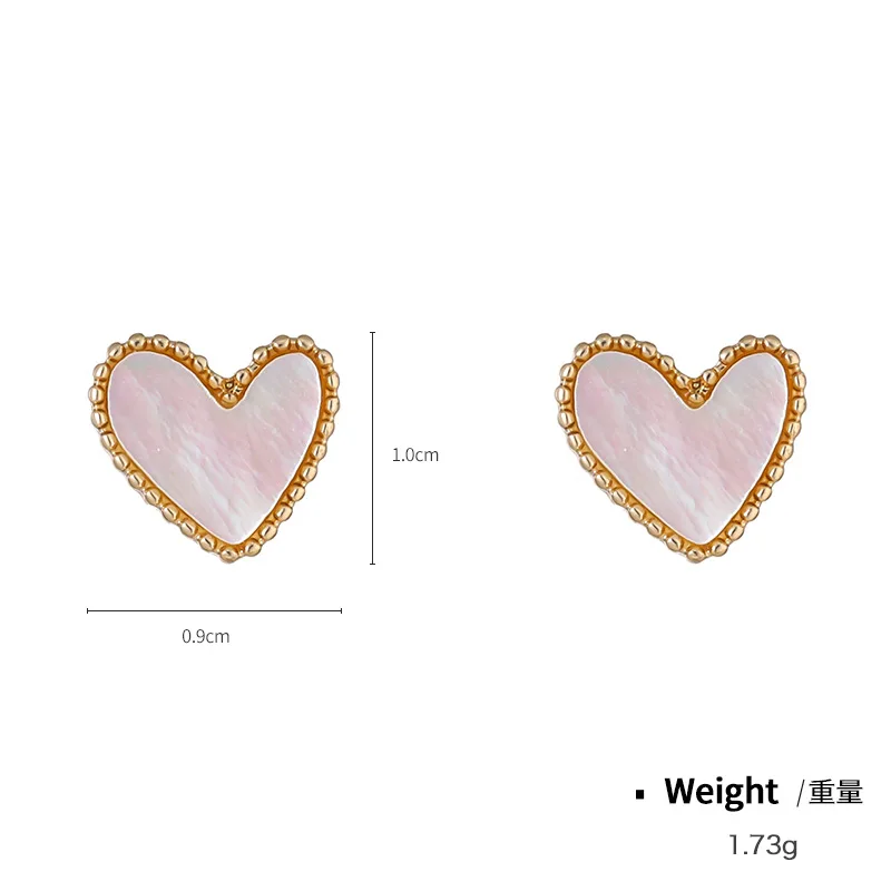 2024 new S925 silver needle heart-shaped zircon earrings female rabbit radish asymmetric earrings