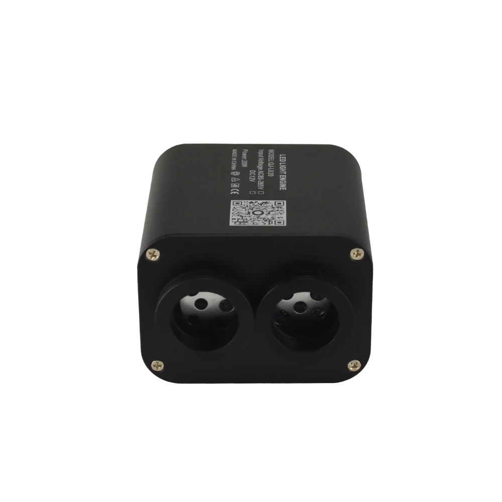 Dual-color dual-lamp fiber optic light engine, Bluetooth APP, POF plastic fiber star ceiling light for car interior and indoor
