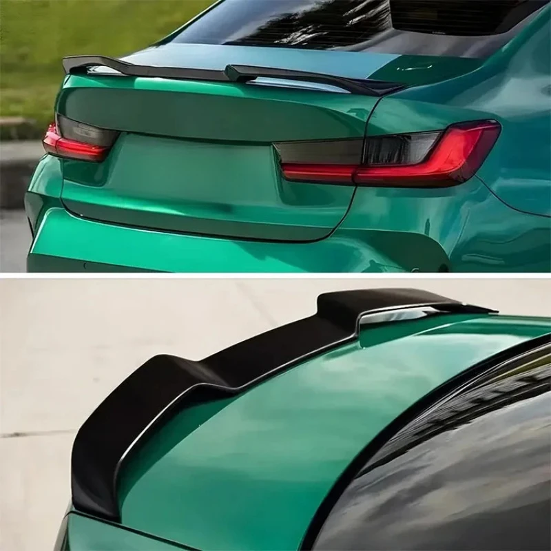 

Premium AccessoriesV Style Glossy Black Car Accessories Trunk Lip Spoiler Rear Tail Wing Decorat Durable