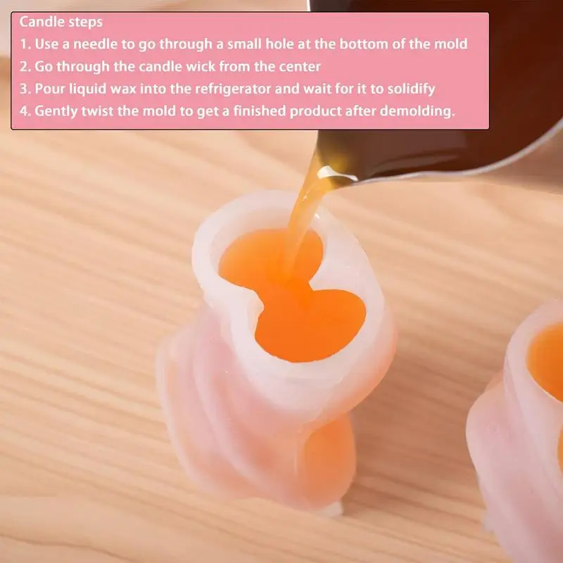 Moule en silicone pour bougie de corps de femme timide, bricolage, aromathérapie, fournitures exécutives