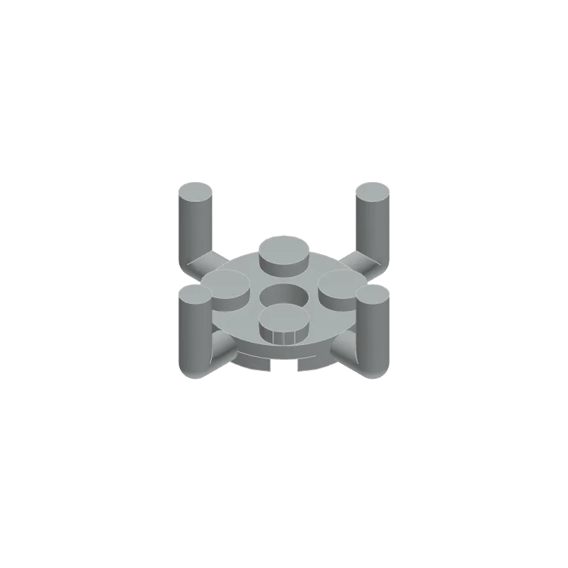 50 قطعة MOC جزء 98284 بيسترا روتوندا 2x2 ماتوني متوافق مع فاي دا تي تجميع كتل دي جزيئات الطفل لغز عنق الرحم