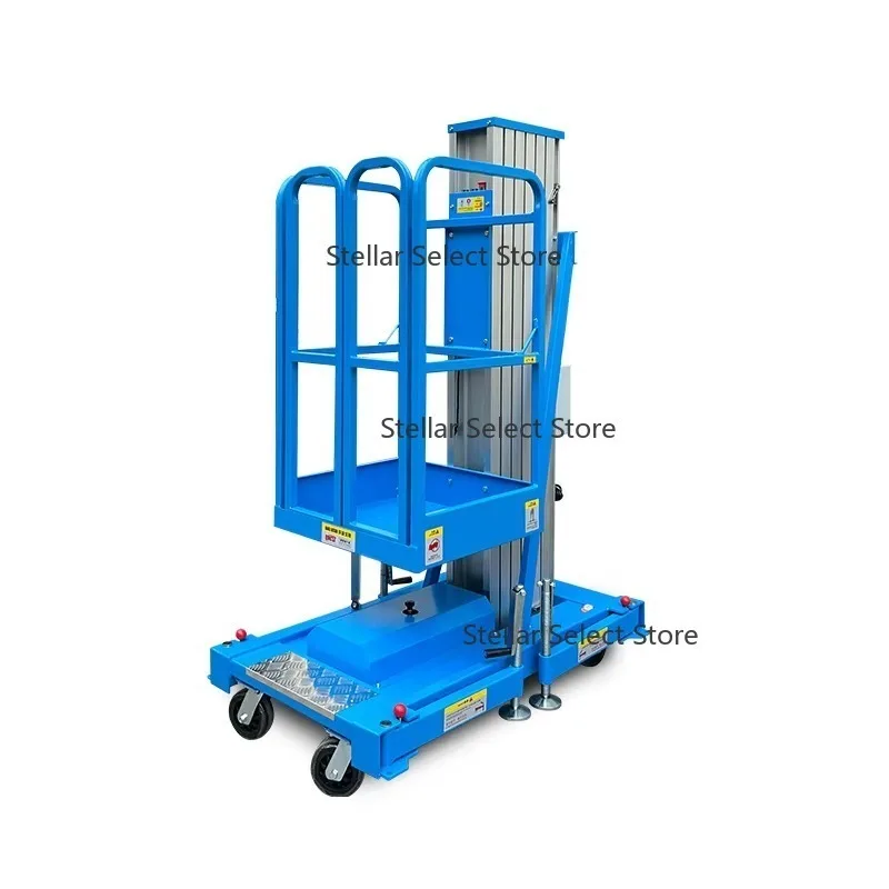 Lifting platform aluminum alloy electric hydraulic lift automatic small mobile aerial work lift