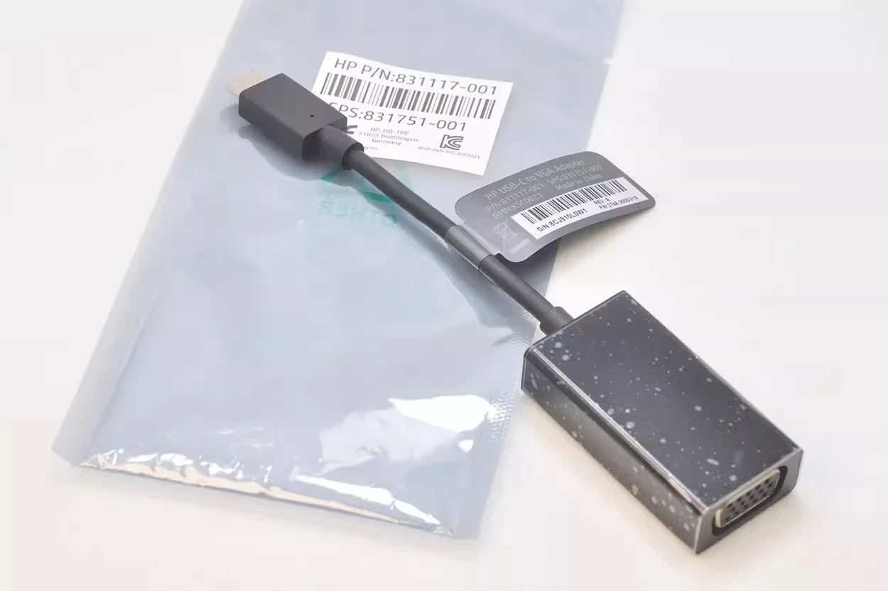 

For HP USB-C Thunderbolt 3 4 interface notebook to VGA external projection display 831751-001