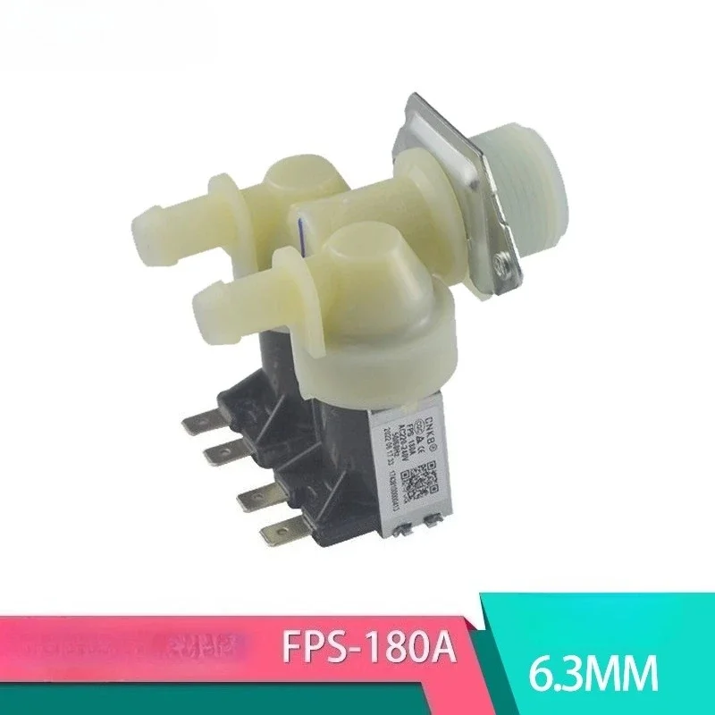 Suitable for Haier LG Panasonic Sanyo drum washing machine double-head inlet solenoid valve FPS180A