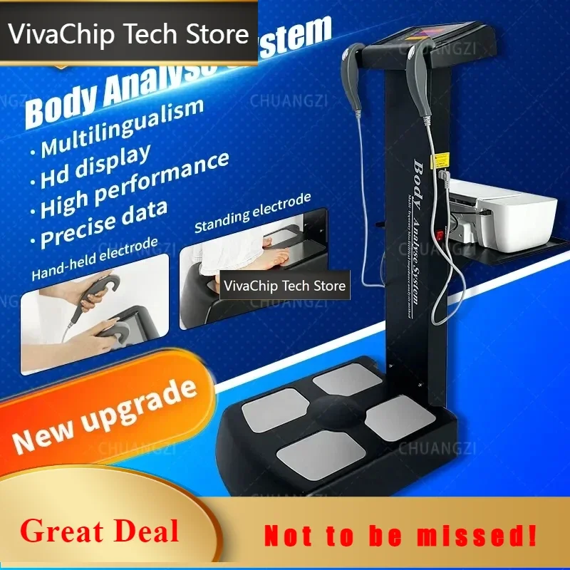 VivaCTBody Fet Percentage And Body Fet Mass Analyzer For Metabolic Age Body Age And Visceral Fet Test