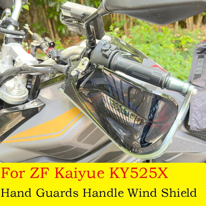 For ZF KAIYUE 525X 500X 525F 500F Handguards Aluminum Motorcycle Hand Guard Protection Handle Windshield Protector Accessories