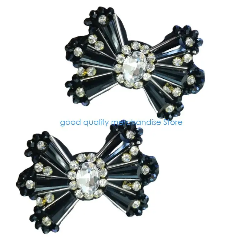 

Y5JD 5 шт. нашивки для шитья с бантом, стразы, банты, нашивки, декоративные нашивки, аксессуары для шитья