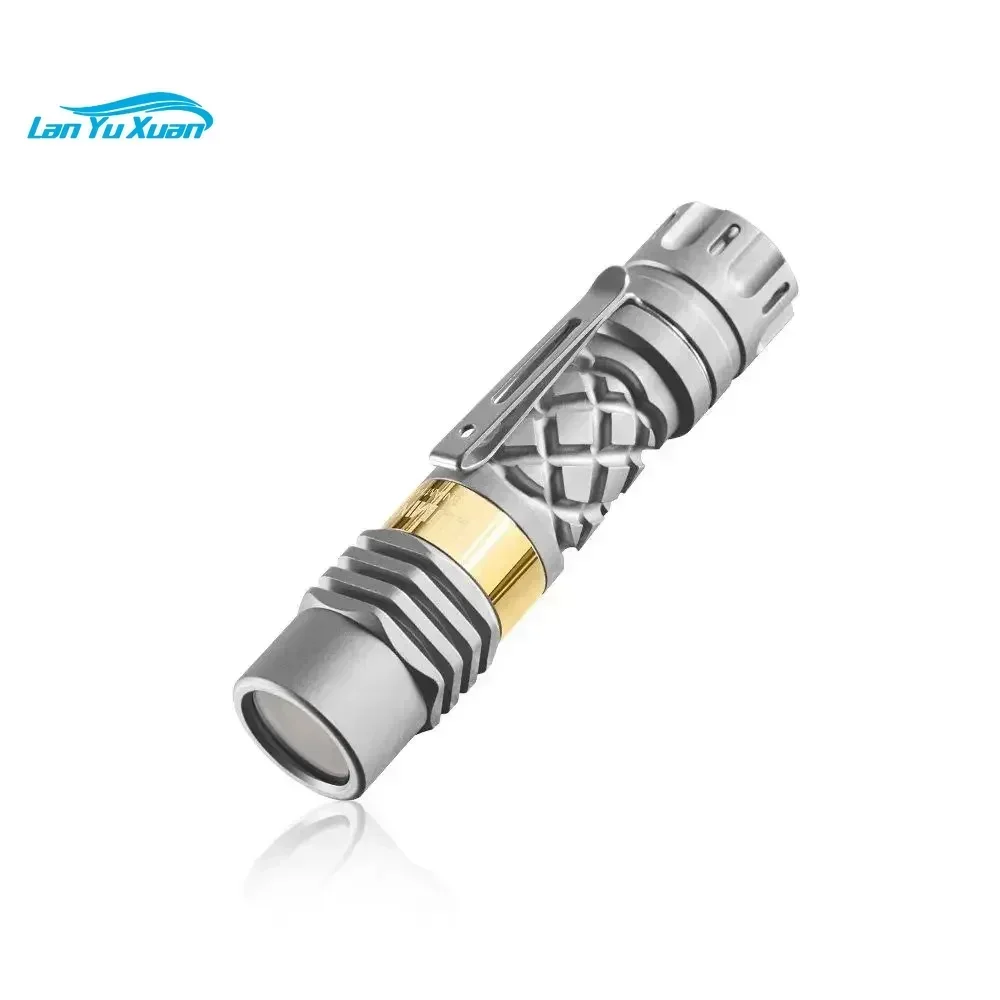 Lumintop Antman Titanium 700 MetersThrow mini White Flashlight 14500 cells lep torch - Image 2