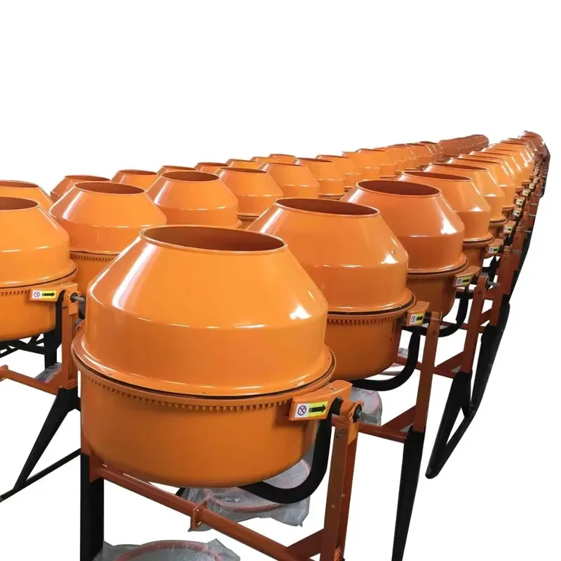 Small Concrete Mixer Portable Mobile Cement Mixing Machine for Home DIY Construction Site Use Compact Design Easy Operation