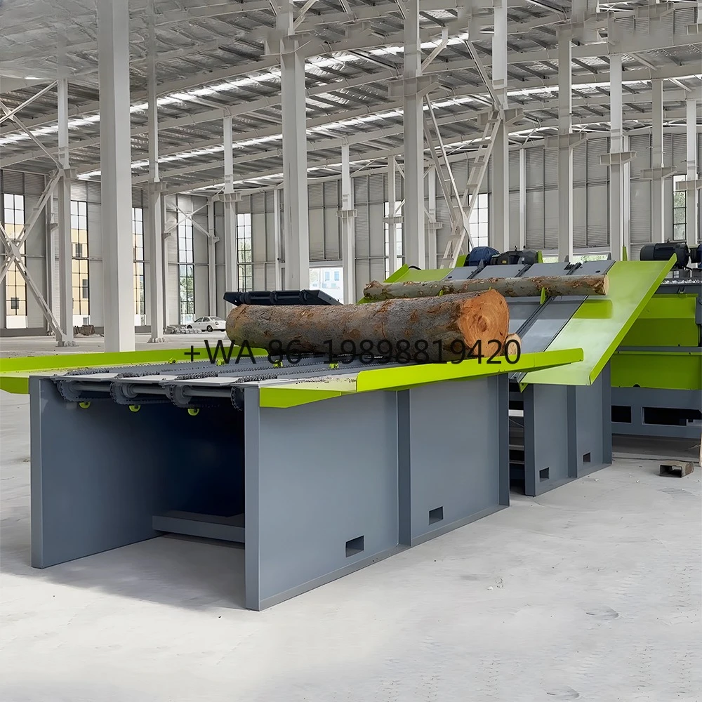 Peeling Lathe Round Wood Turning Lathe Shining Log Debarking Lathe Log