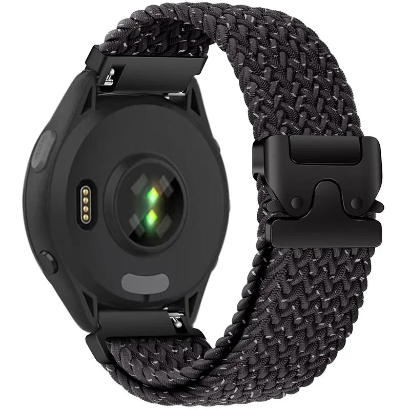 20 mm 22 mm Fallschirmschlaufenarmband für Garmin Venu 4 3 2 SQ-Band für Forerunner 165/255/265/570 Armband Vivoactive 4 5 6 Armband