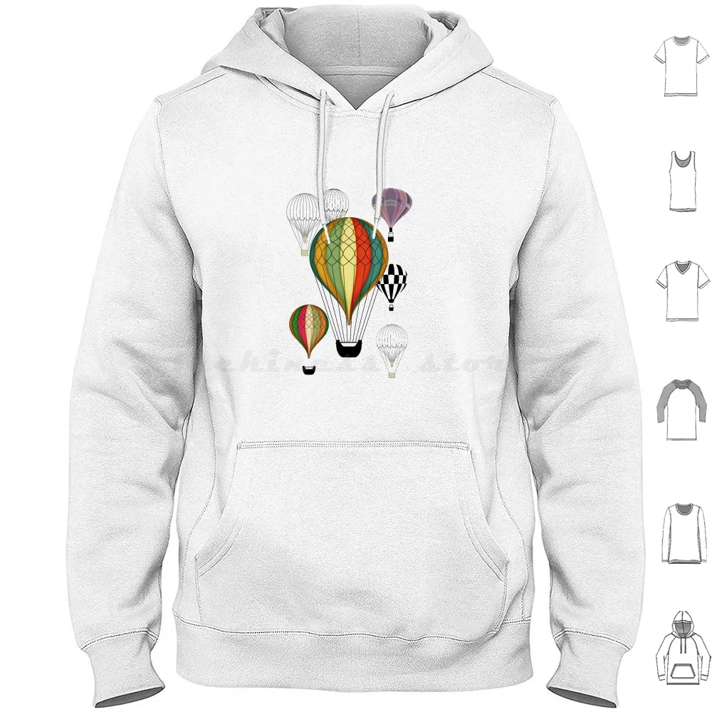 1Er Vuelo Aerostático En Espa ? A Hoodie cotton Long Sleeve Balloon Aeronautics Hot Air Balloon Vintage Childrens Balloon