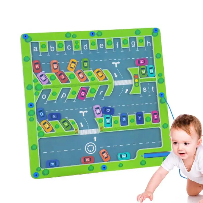 

Magnetic Alphabet Maze Magnetic Letter Maze Board Toddler Developmental Learning Toys For Over 3 Years Old Boys Girls Kids