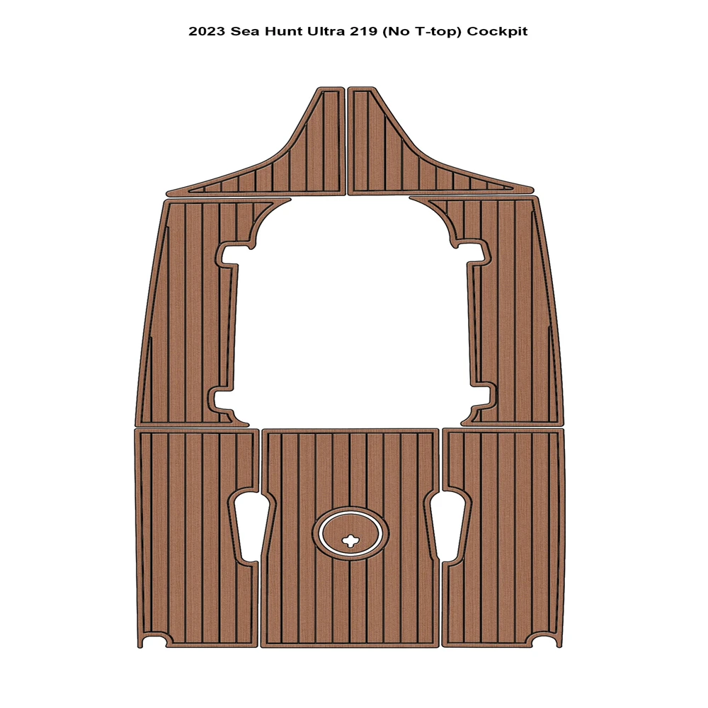 

2023 Sea Hunt Ultra 219 (No T-top) Cockpit Boat EVA Faux Teak Deck Floor Pad SeaDek MarineMat Gatorstep Style Self Adhesive