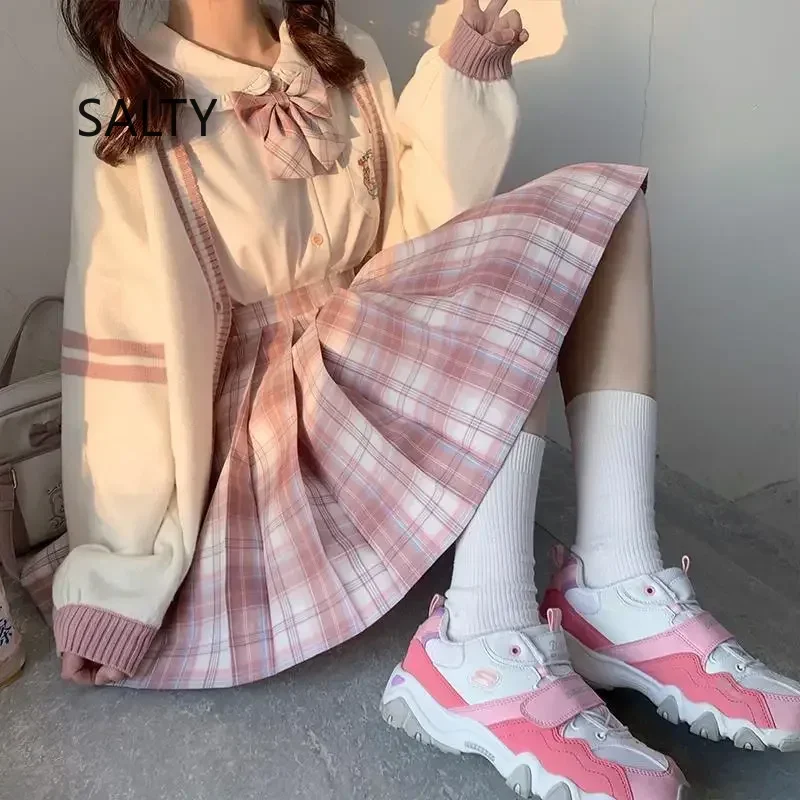 2025 Autumn Winter Women Sweater Loose Japanese Style Sweet Knitted Cardigan Embroidery Oversize Harajuku Female Cardigans Cute