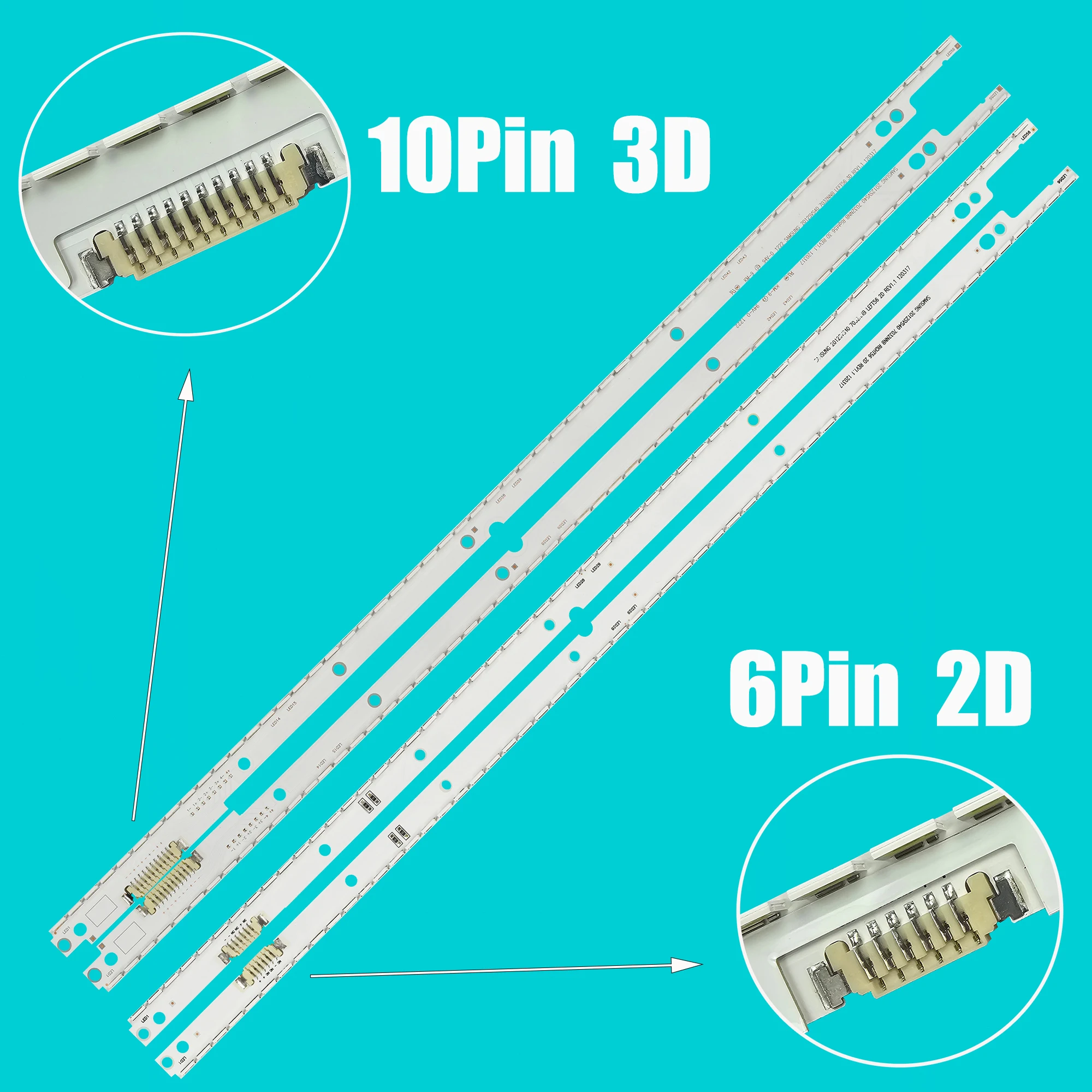 

LED strip for UE40ES6300 UE40ES6100 UE40ES5500 UE40ES6710 UE40ES6710U UE40ES6800 UE40ES8000 UE40ES7000