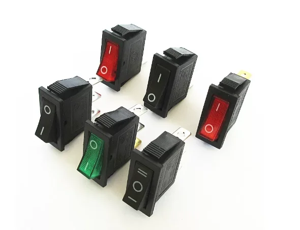 10pcs Rocker Switch KCD3 KCD4 2P/3P/4P/6P switch Toggle Switches