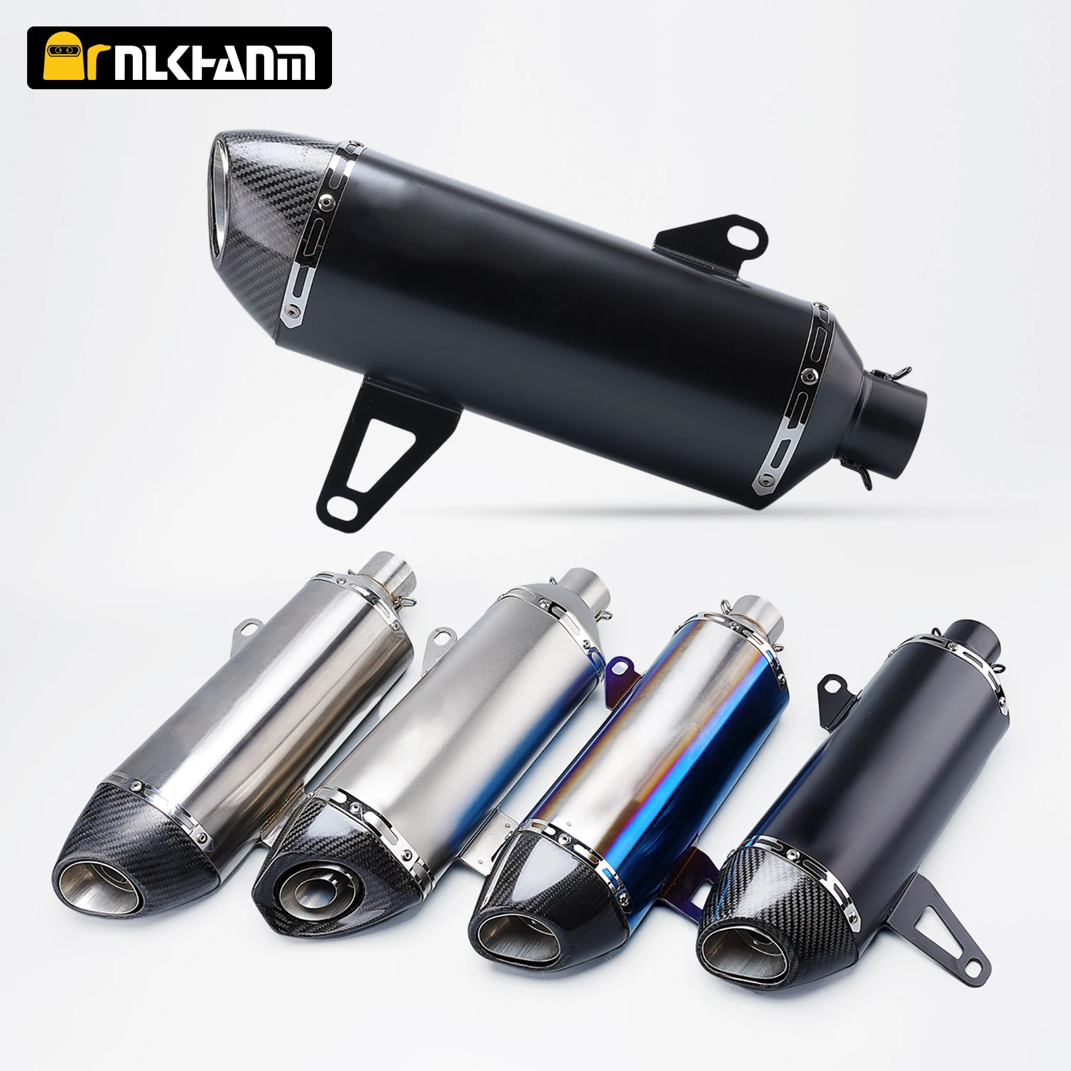 

Motorcycle Exhaust Muffler Motocross Front Pipe Stainless Steel Pipe For XMAX300 XMAX250