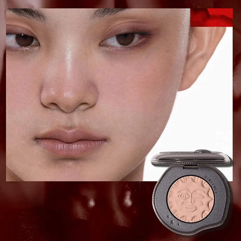 Girlcult Mood Blush Contour Highlighter Cute Makeup Cruelty-Free Powder Blush Face for a Shimmery or Matte Finish F3T1