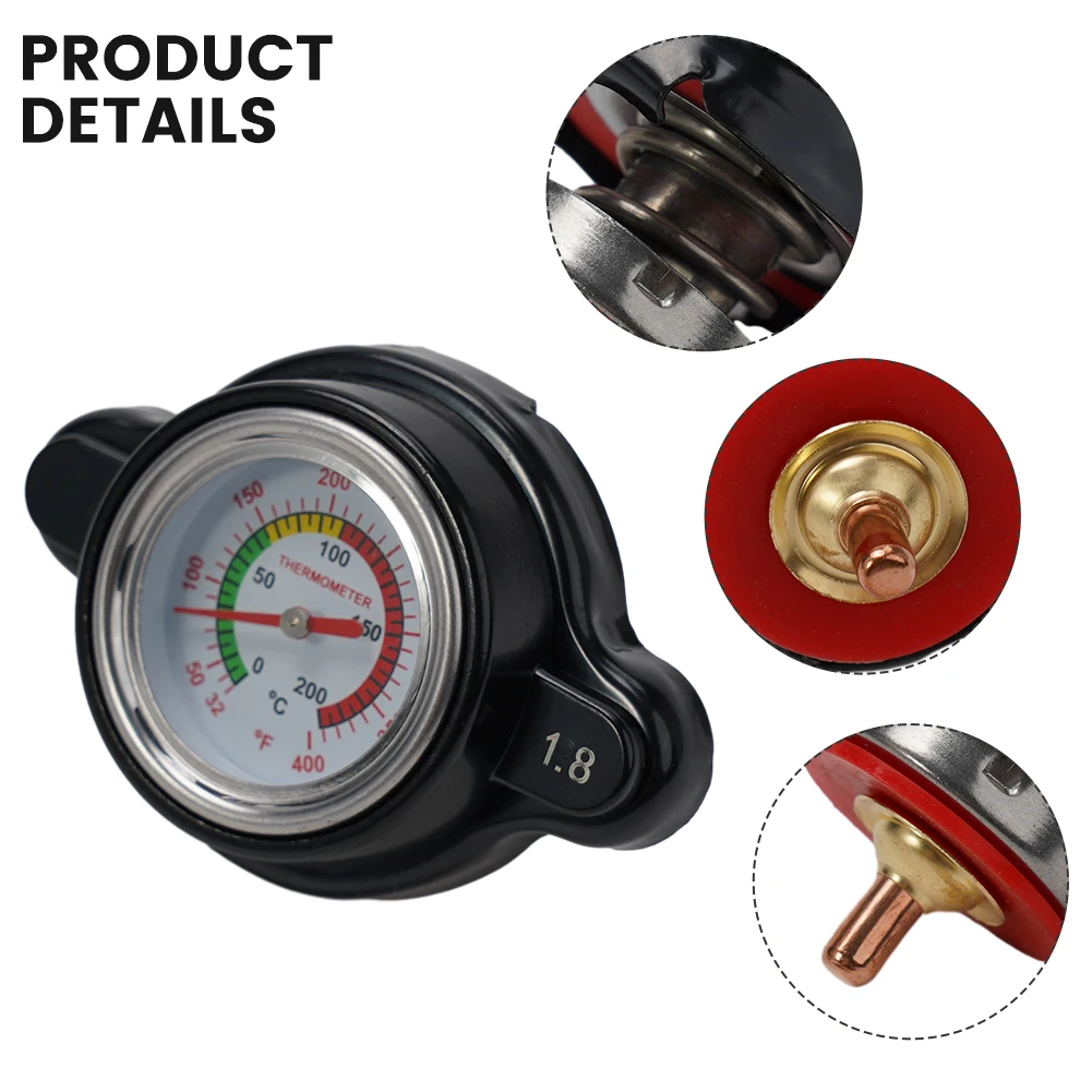 Motor Radiator Cap For Honda CRF450R 2002 - 2015 1.8 High Pressure Radiator Cap With Temperature Gauge