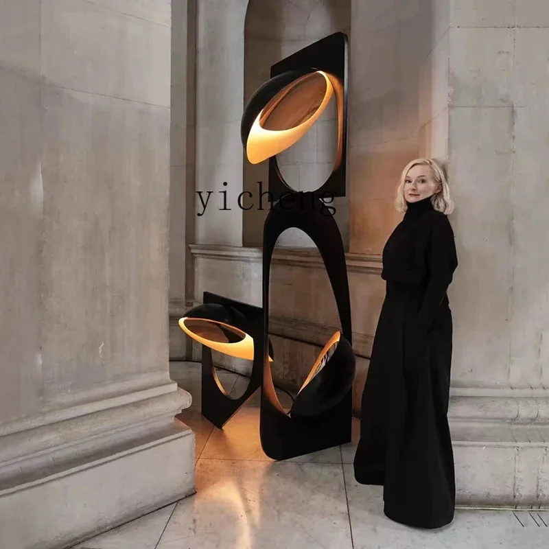 exhibition hall hotel high-end creative installation art landing high-end light luxury ornament