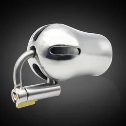 Male Chastity Device Penis Cage with Plugs Accessories PA Magic Lock Stainless Steel Material Piercing Chastity Device Adult Toy