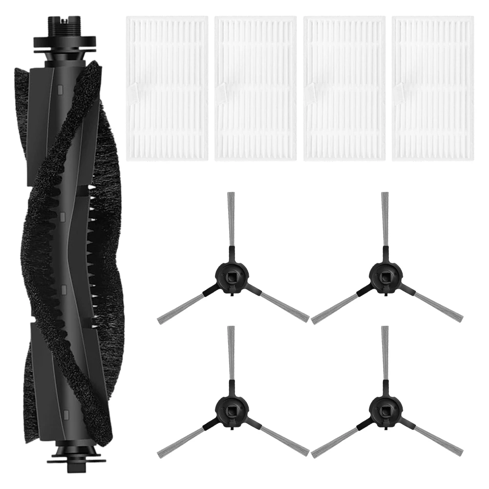 Main Brush Side Brush Filter Kit For Vexilar For W7 W9 W11 Robot Vacuum Cleaner Cleaning Tools Home Appliance Parts