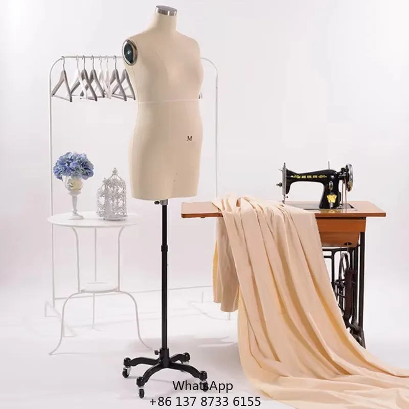 Pregnant Woman Fiberglass Half Body Mannequin Big Plus Size Ladies Dress Form Stand Tailoring Display High Grade