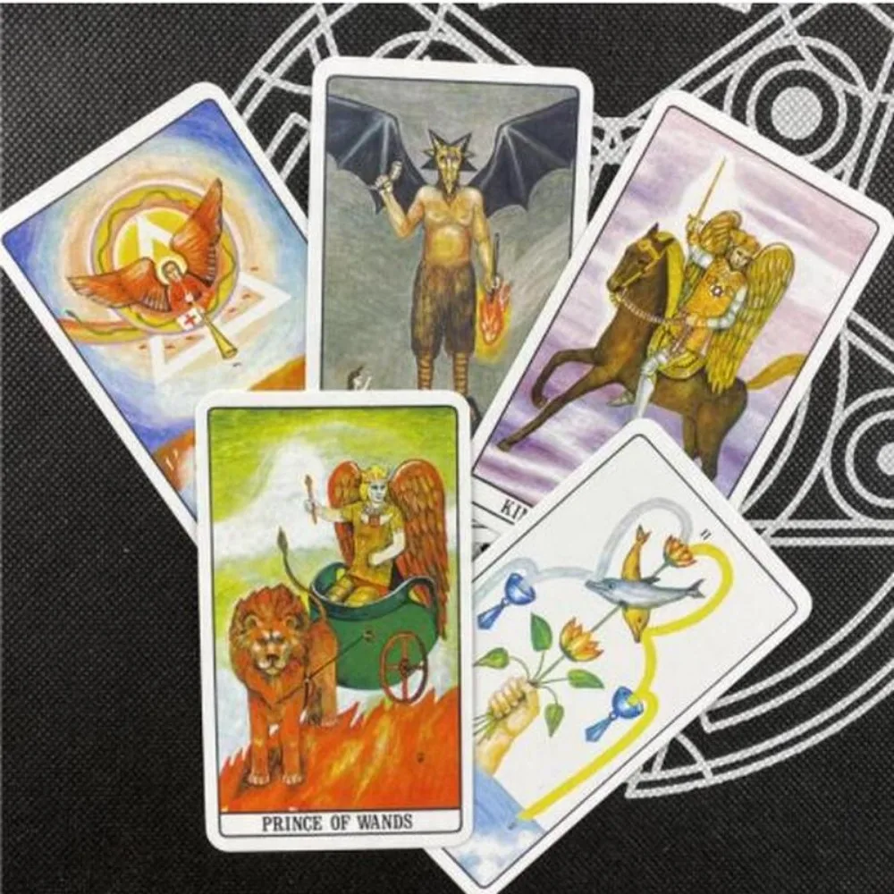 Golden Dawn Tarot 78 Divination Cards Set Deck Oracle Card Family Party Playing Cards Board Game