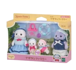 kawaii Sylvanian Families Anime Figures Ternurines Action Figures Siberian Baby Family Toy Kawaii Room Ornaments For Girls Gifts