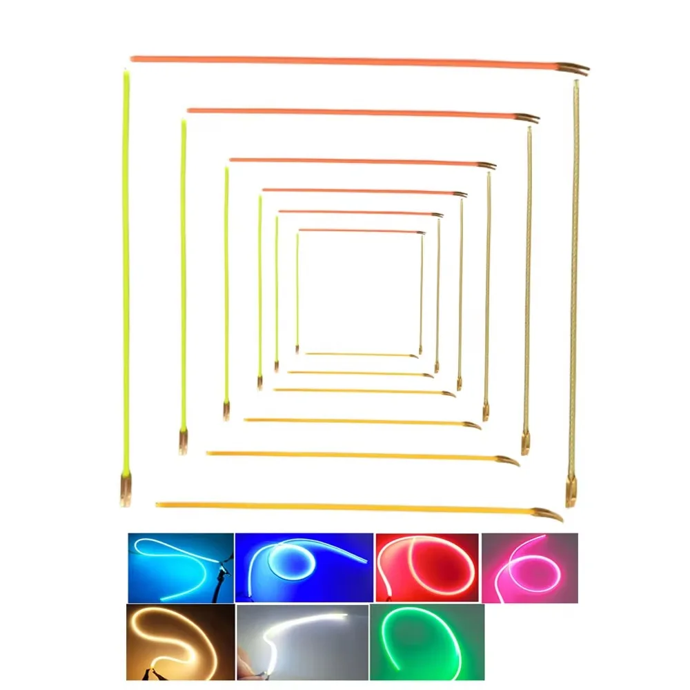 

DIY Flexible LED Filament DC3V Positive Negative Same End Edison Bulb Lamp Parts 128mm Night lights Party