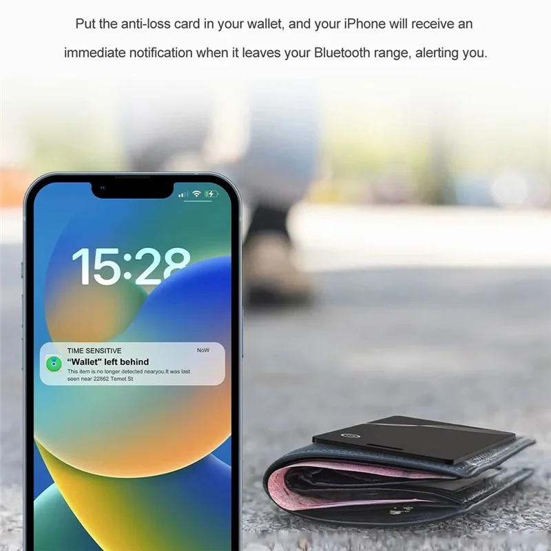 A52T Smart Air Tag GPS Tracker Card Bag Wallet Locator Smart Tag For  Find My APP