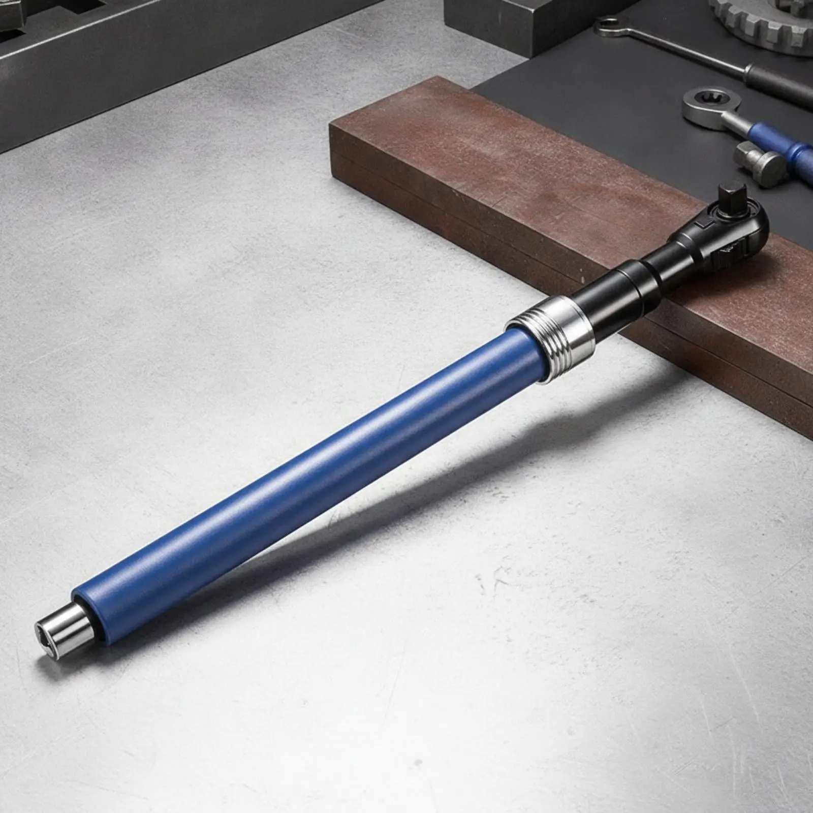 1/2-Inch Drive Extendable Ratchet Wrench Bidirectional Ratchet Wrench Alloy Steel Metal Hand Tool for Mechanical Maintenance,