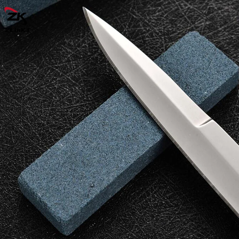 (ZYDD01) 1Pcs 240 Granularity Portable Knife Sharpener Simple Whetstone Grinding Stone Professional Home Kitchen Tools