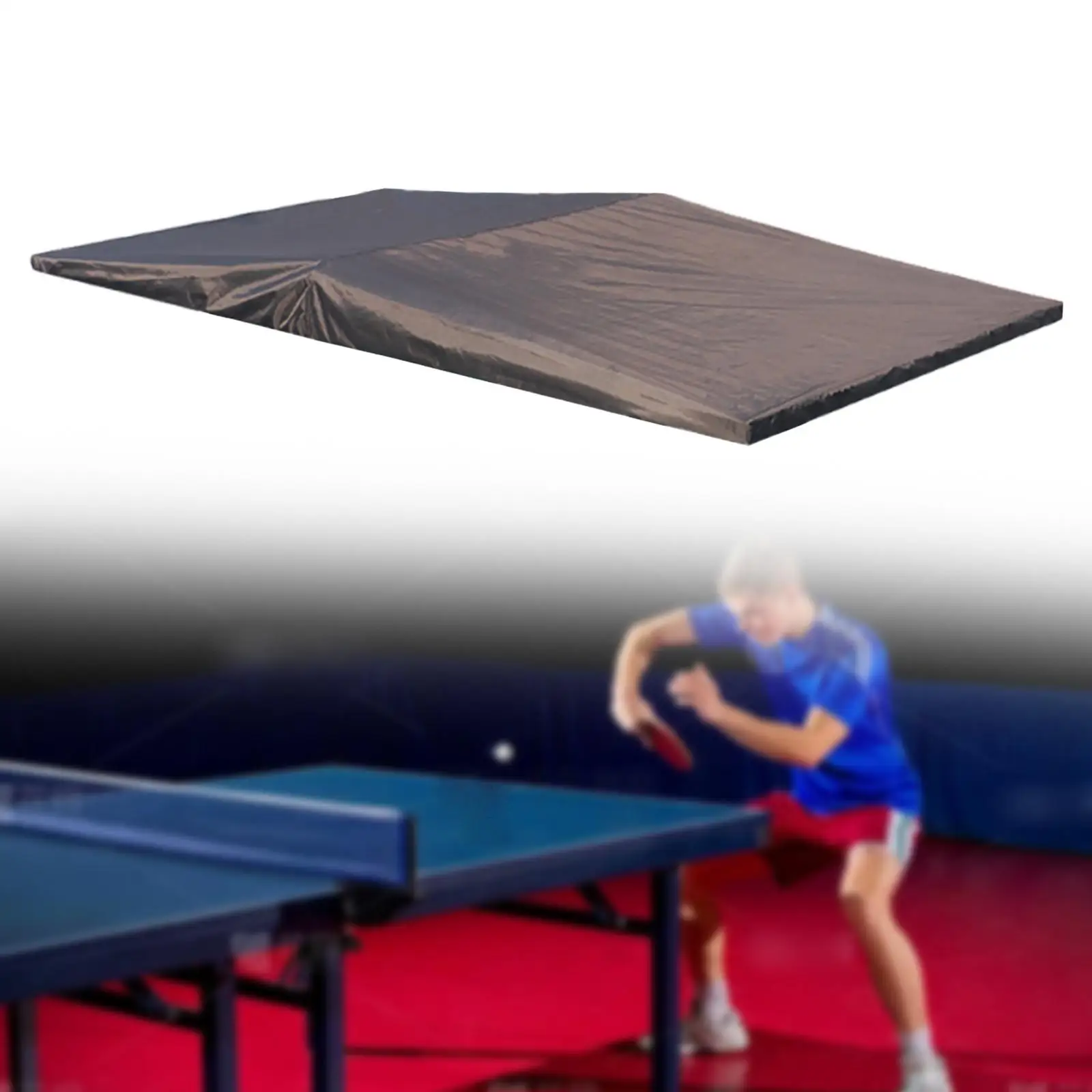 

Ping Pong Table Cover Water Resistant Portable Dust Cover, Reinforced Stitching, Protective, Folding Sunproof Indoor Outdoor
