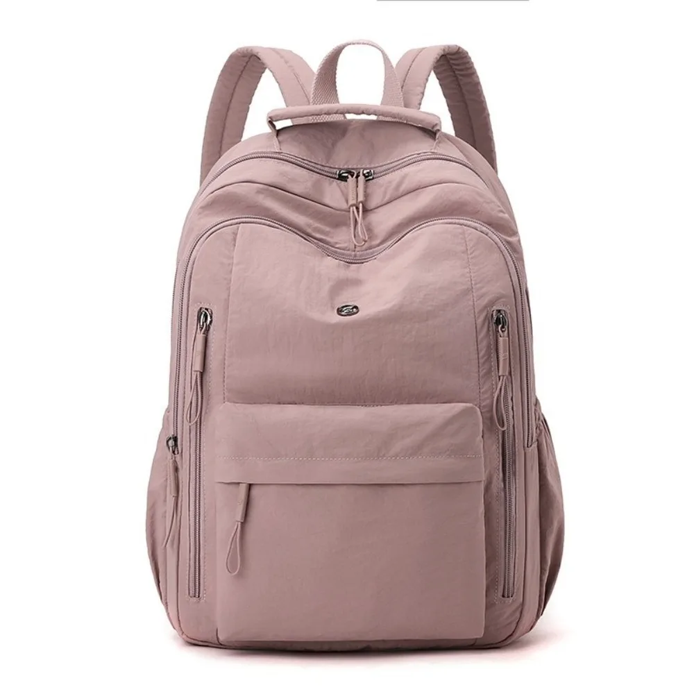 Large Capacity Women's Backpack Multi-Layer Durable Nylon Travel Backpack Lightweight Casual Backpack Outdoor Camping