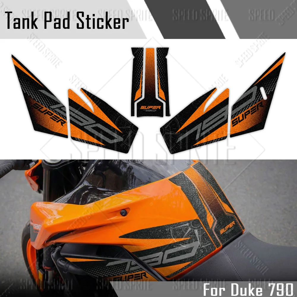 

3M Motorcycle Fuel Tank Pad Stickers Protector Anti Slip Decals Accessories For 790 Duke 2021-2025 2024