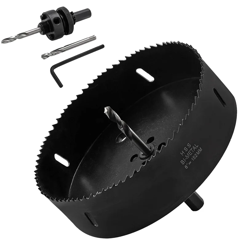 

ABBY-Кольцевая пила Сверхмощная биметаллическая HSS кольцевая пила для досок Cornhole, фанеры, железной доски, акрила