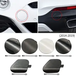 For BMW F16 M Sport Car Front Rear Bumper Tow Hook Cover Cap Accessory Black For BMW X6 M 2014-2019 51118065933 51128056540