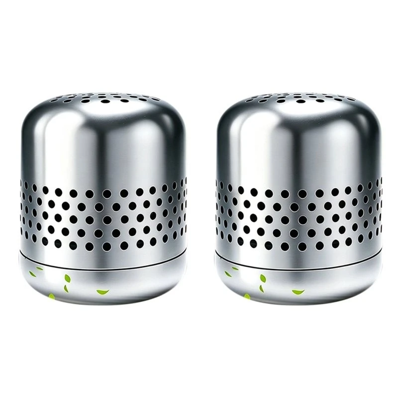 ABHU Stainless Steel Nano-Catalytic Refrigerator Deodorizer, Compact Storage Design, Extends The Life Of Groceries